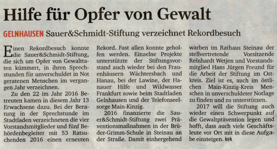 Frankfurter Rundschau 28.12.2016