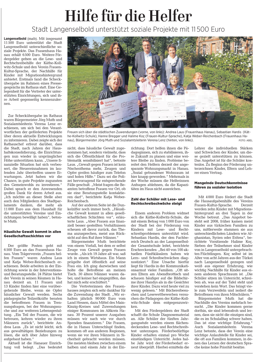 22.09.2017 Gelnhäuser Neue Zeitung